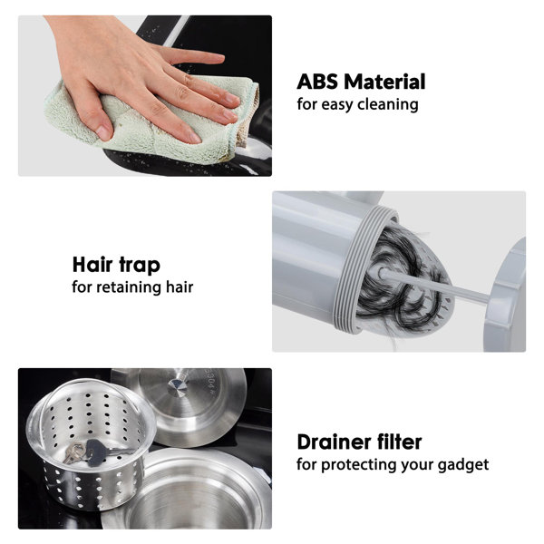 Shampoo Bowl Hair Sink Vacuum Breaker Trap Barber Salon